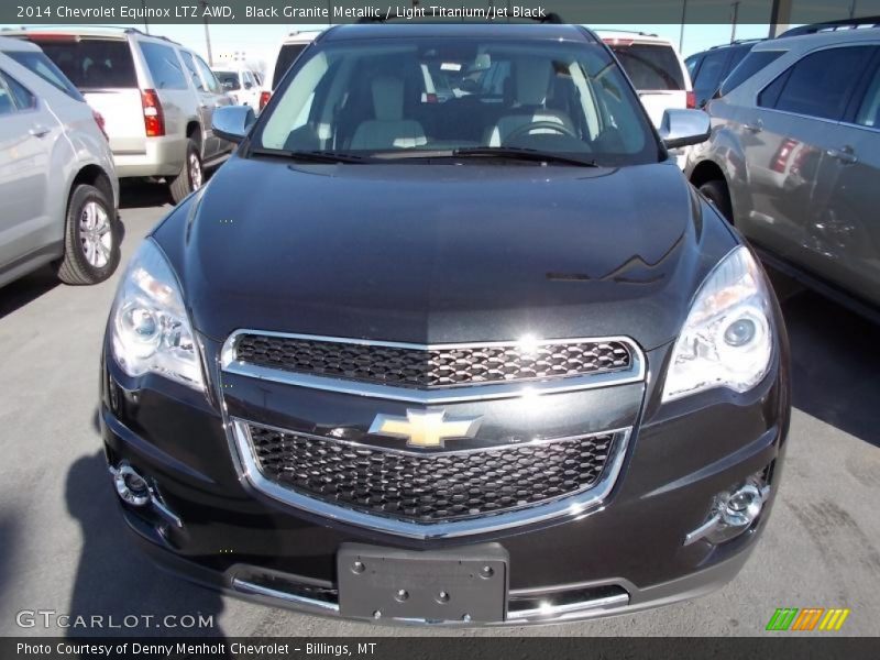 Black Granite Metallic / Light Titanium/Jet Black 2014 Chevrolet Equinox LTZ AWD