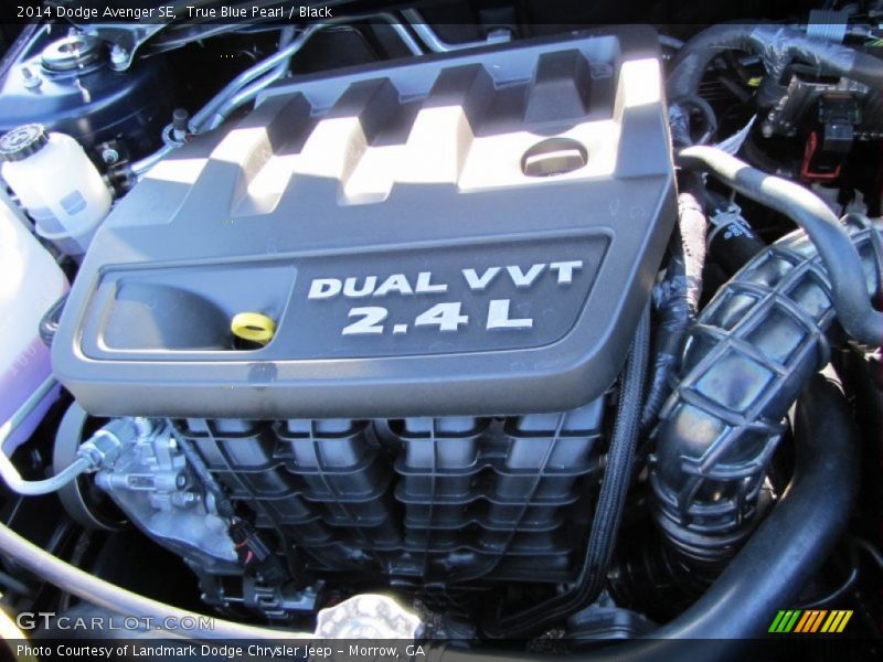 True Blue Pearl / Black 2014 Dodge Avenger SE