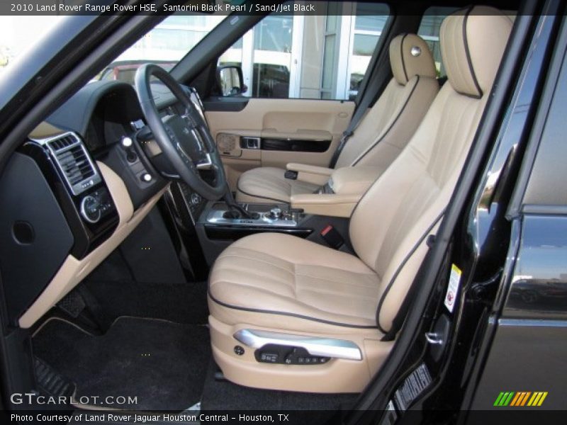 Santorini Black Pearl / Sand/Jet Black 2010 Land Rover Range Rover HSE