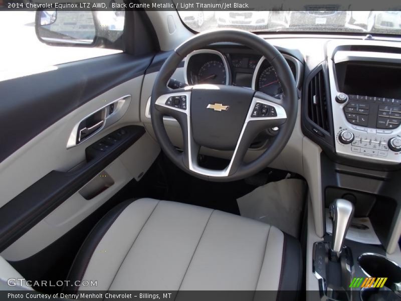 Black Granite Metallic / Light Titanium/Jet Black 2014 Chevrolet Equinox LTZ AWD
