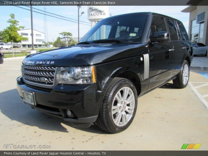 Santorini Black Pearl / Sand/Jet Black 2010 Land Rover Range Rover HSE