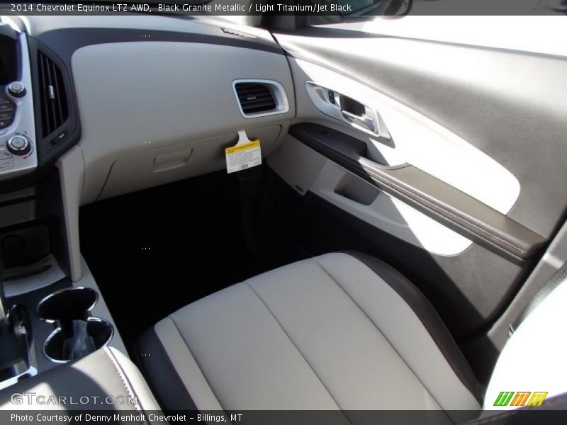 Black Granite Metallic / Light Titanium/Jet Black 2014 Chevrolet Equinox LTZ AWD
