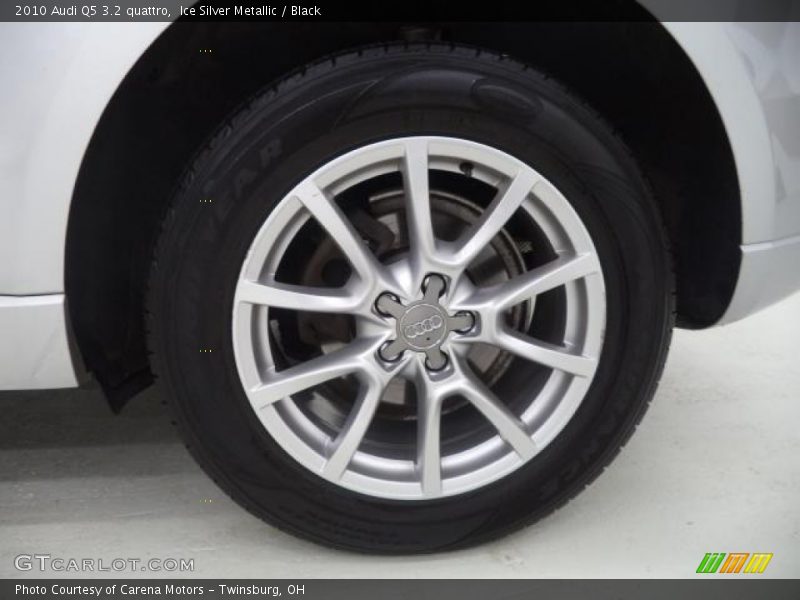 Ice Silver Metallic / Black 2010 Audi Q5 3.2 quattro