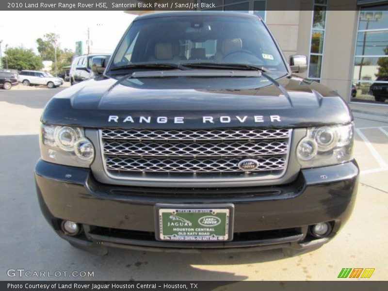 Santorini Black Pearl / Sand/Jet Black 2010 Land Rover Range Rover HSE