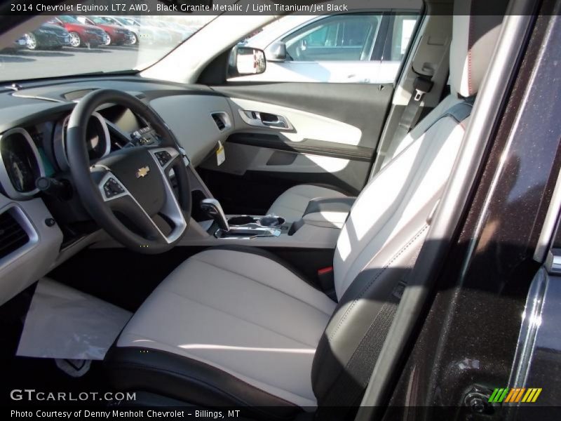 Black Granite Metallic / Light Titanium/Jet Black 2014 Chevrolet Equinox LTZ AWD