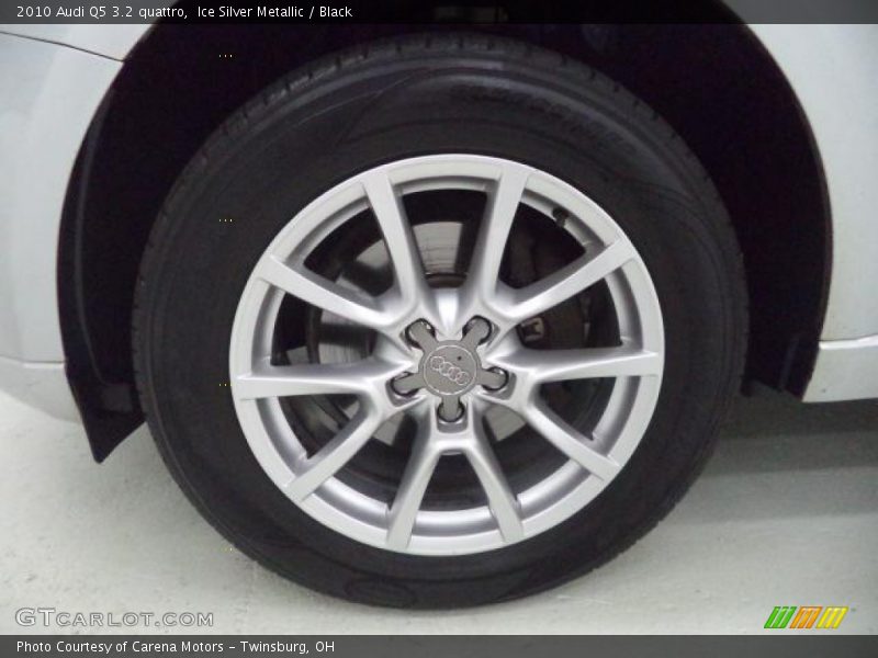 Ice Silver Metallic / Black 2010 Audi Q5 3.2 quattro