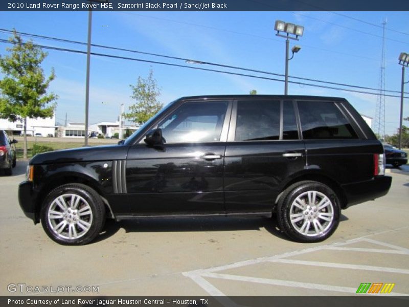 Santorini Black Pearl / Sand/Jet Black 2010 Land Rover Range Rover HSE