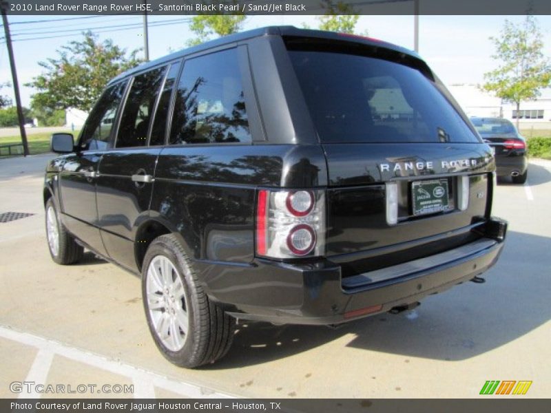 Santorini Black Pearl / Sand/Jet Black 2010 Land Rover Range Rover HSE