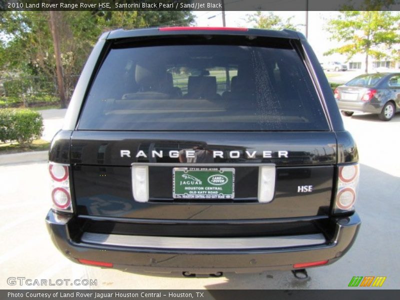 Santorini Black Pearl / Sand/Jet Black 2010 Land Rover Range Rover HSE