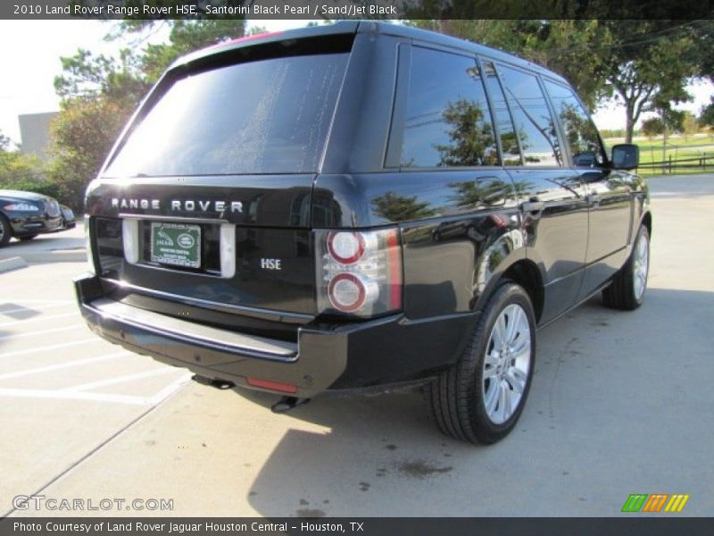 Santorini Black Pearl / Sand/Jet Black 2010 Land Rover Range Rover HSE