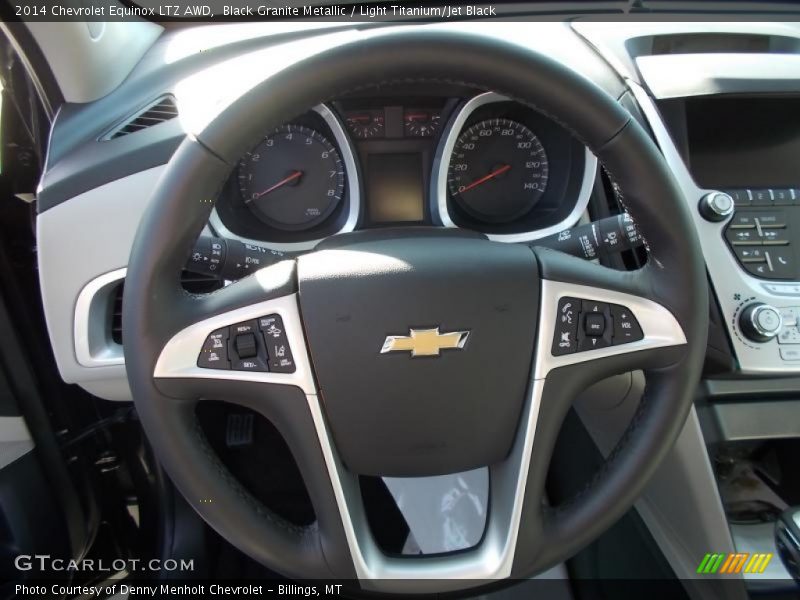 Black Granite Metallic / Light Titanium/Jet Black 2014 Chevrolet Equinox LTZ AWD
