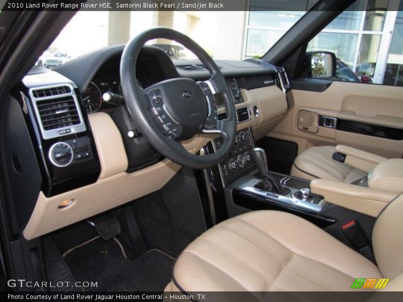 Santorini Black Pearl / Sand/Jet Black 2010 Land Rover Range Rover HSE