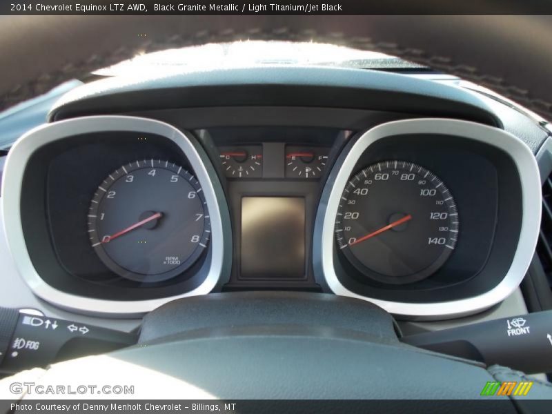 Black Granite Metallic / Light Titanium/Jet Black 2014 Chevrolet Equinox LTZ AWD