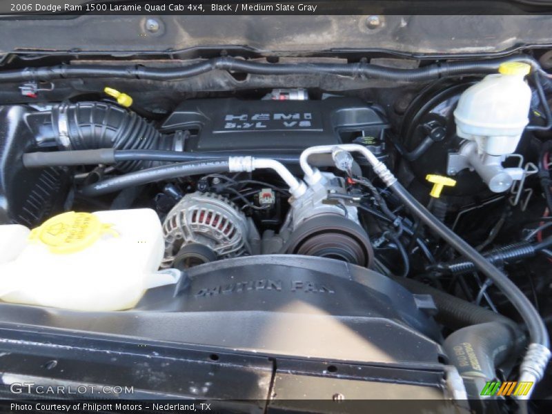 Black / Medium Slate Gray 2006 Dodge Ram 1500 Laramie Quad Cab 4x4