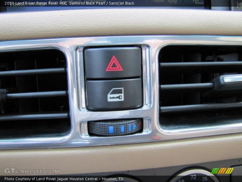 Santorini Black Pearl / Sand/Jet Black 2010 Land Rover Range Rover HSE