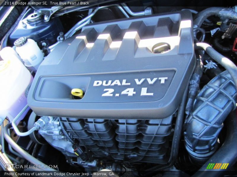 True Blue Pearl / Black 2014 Dodge Avenger SE