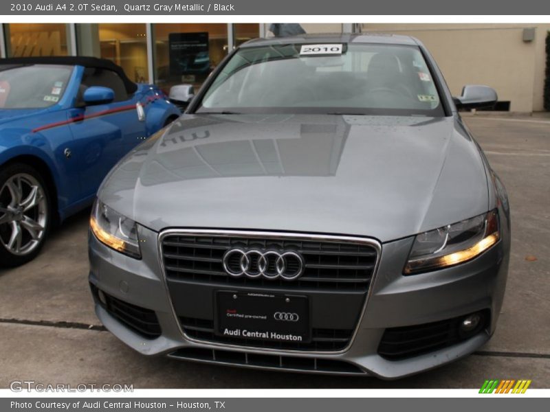 Quartz Gray Metallic / Black 2010 Audi A4 2.0T Sedan