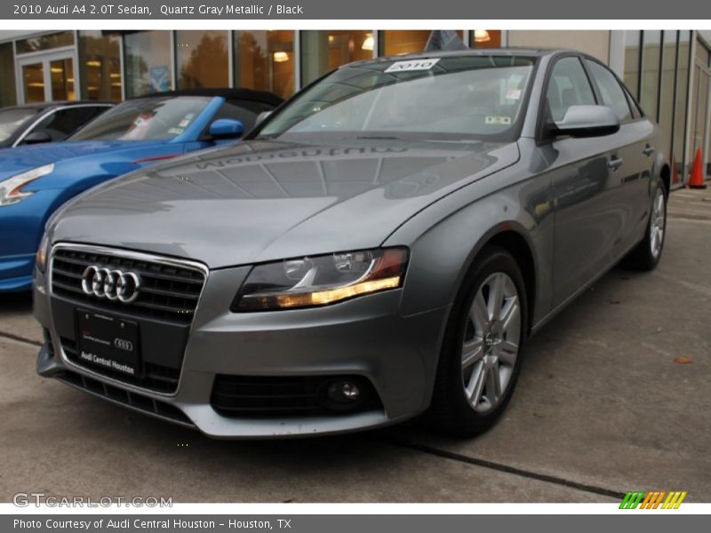 Quartz Gray Metallic / Black 2010 Audi A4 2.0T Sedan