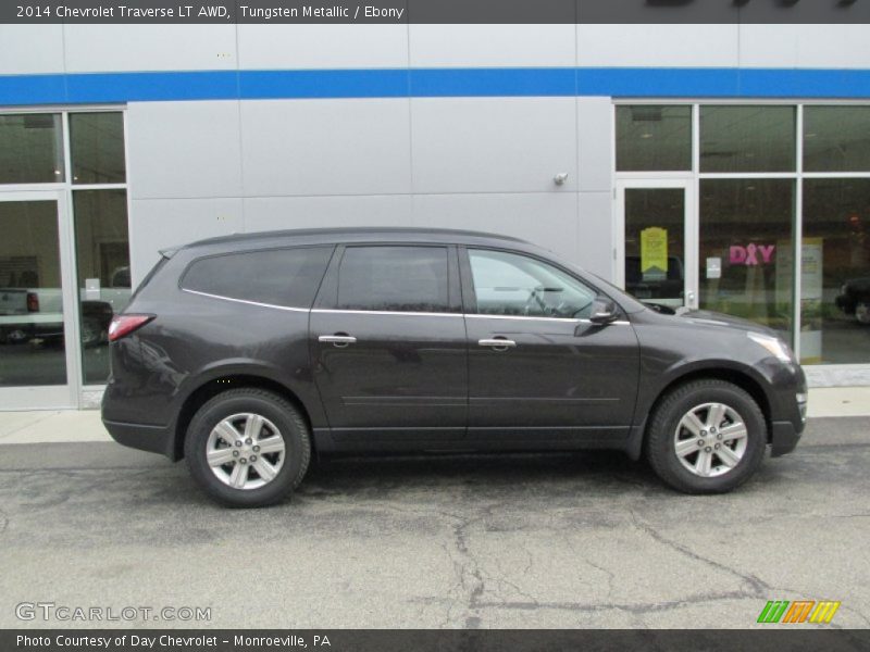 Tungsten Metallic / Ebony 2014 Chevrolet Traverse LT AWD