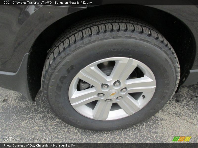 Tungsten Metallic / Ebony 2014 Chevrolet Traverse LT AWD