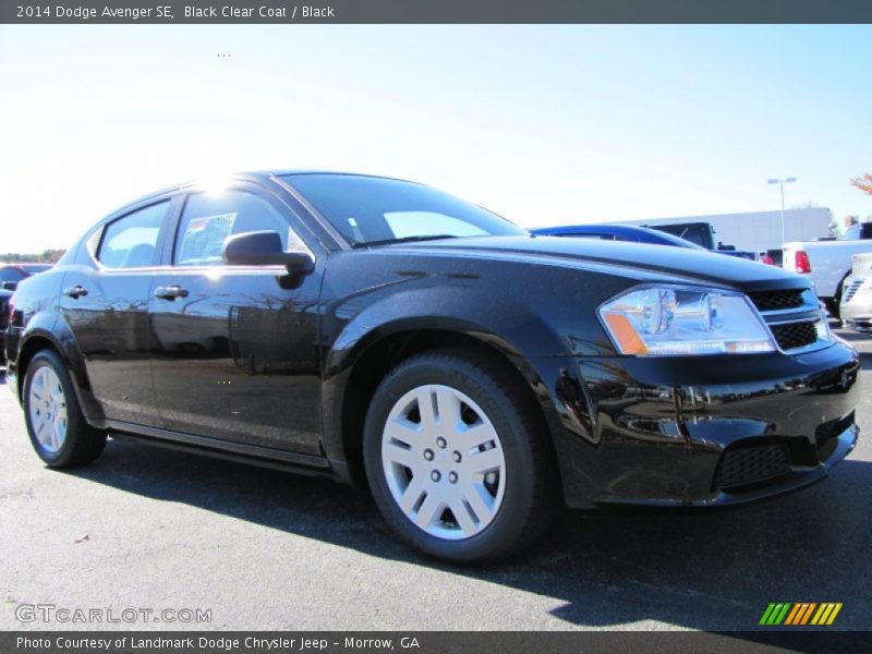 Black Clear Coat / Black 2014 Dodge Avenger SE
