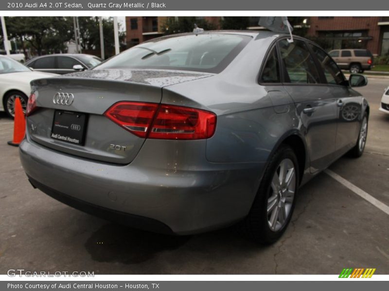 Quartz Gray Metallic / Black 2010 Audi A4 2.0T Sedan