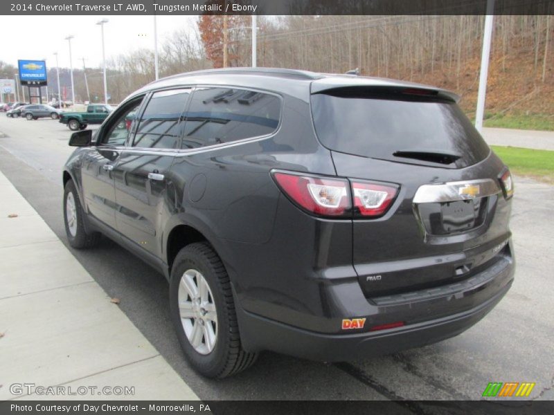 Tungsten Metallic / Ebony 2014 Chevrolet Traverse LT AWD