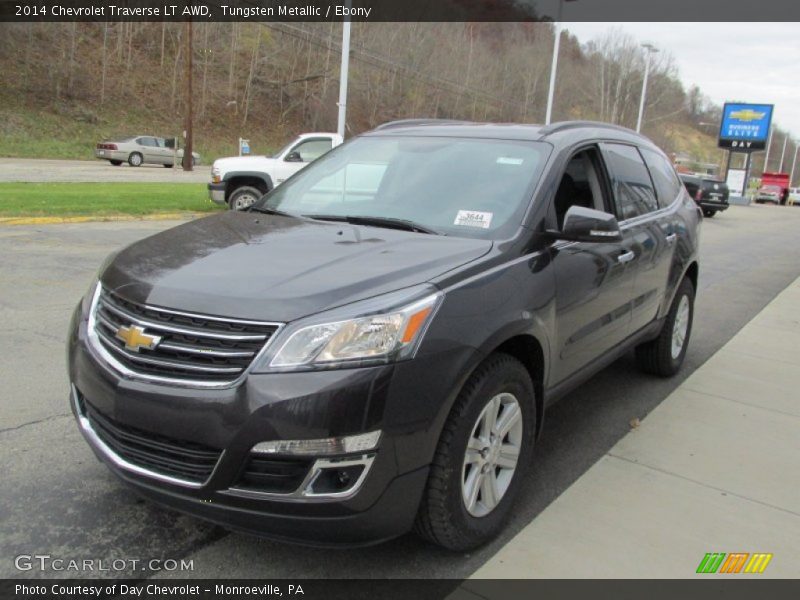 Tungsten Metallic / Ebony 2014 Chevrolet Traverse LT AWD
