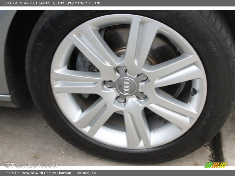 Quartz Gray Metallic / Black 2010 Audi A4 2.0T Sedan