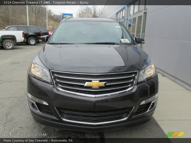 Tungsten Metallic / Ebony 2014 Chevrolet Traverse LT AWD