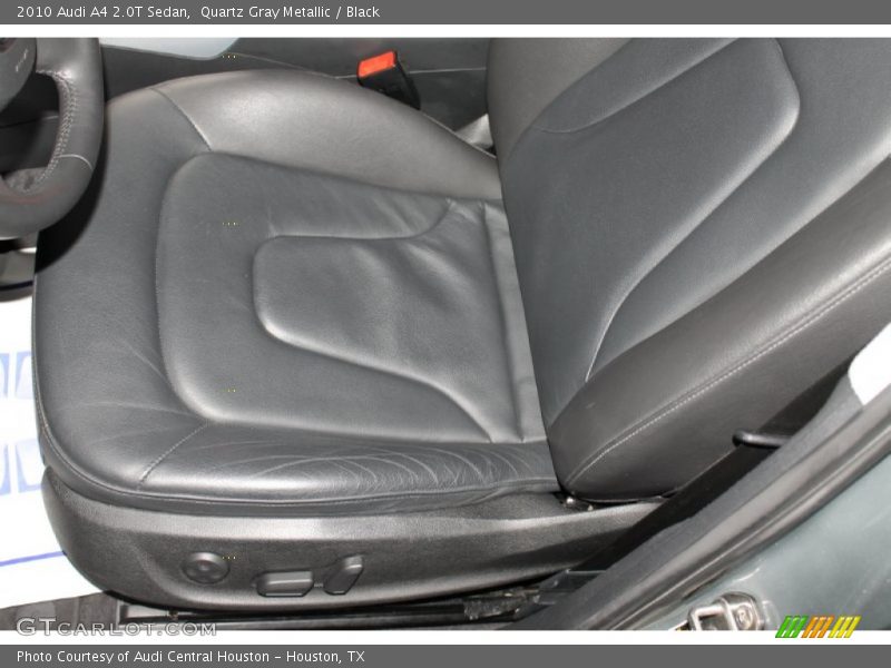 Quartz Gray Metallic / Black 2010 Audi A4 2.0T Sedan