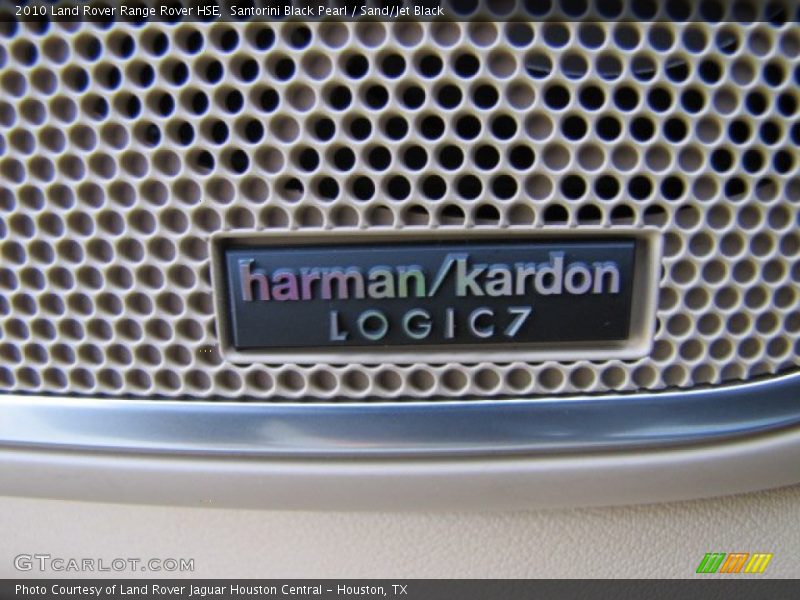 Santorini Black Pearl / Sand/Jet Black 2010 Land Rover Range Rover HSE
