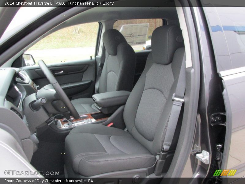 Tungsten Metallic / Ebony 2014 Chevrolet Traverse LT AWD