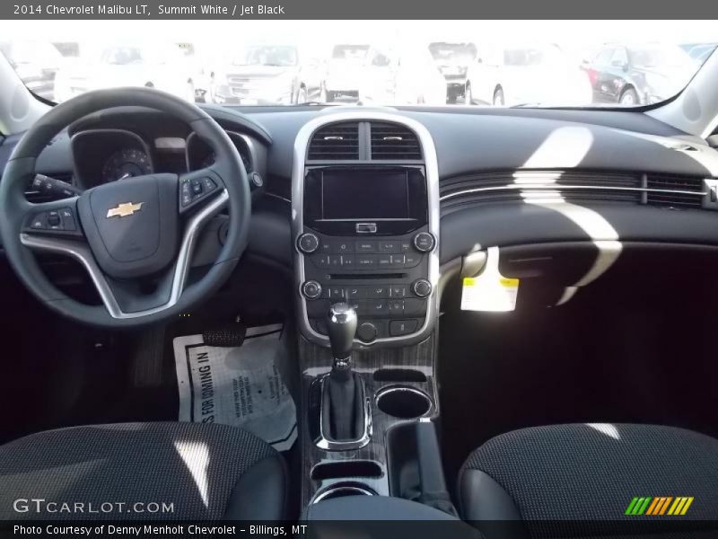 Summit White / Jet Black 2014 Chevrolet Malibu LT