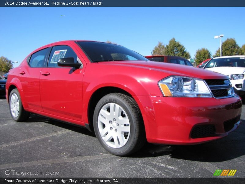 Redline 2-Coat Pearl / Black 2014 Dodge Avenger SE