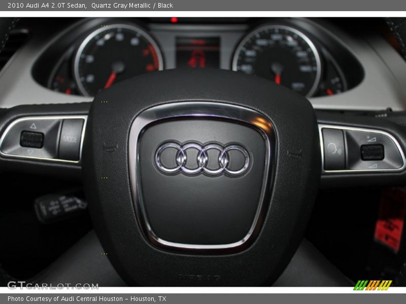 Quartz Gray Metallic / Black 2010 Audi A4 2.0T Sedan