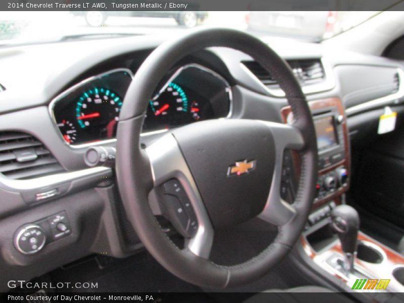Tungsten Metallic / Ebony 2014 Chevrolet Traverse LT AWD