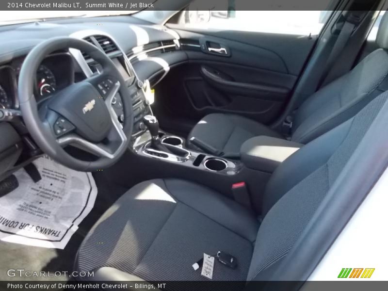 Summit White / Jet Black 2014 Chevrolet Malibu LT