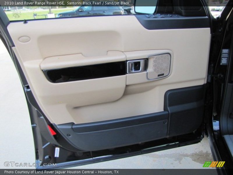 Santorini Black Pearl / Sand/Jet Black 2010 Land Rover Range Rover HSE