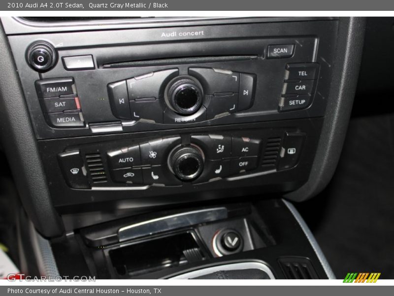 Quartz Gray Metallic / Black 2010 Audi A4 2.0T Sedan