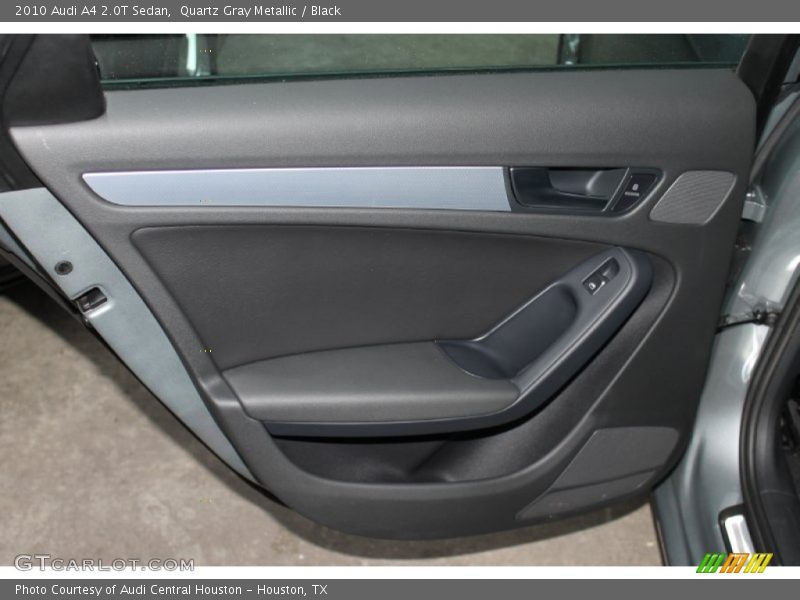 Quartz Gray Metallic / Black 2010 Audi A4 2.0T Sedan