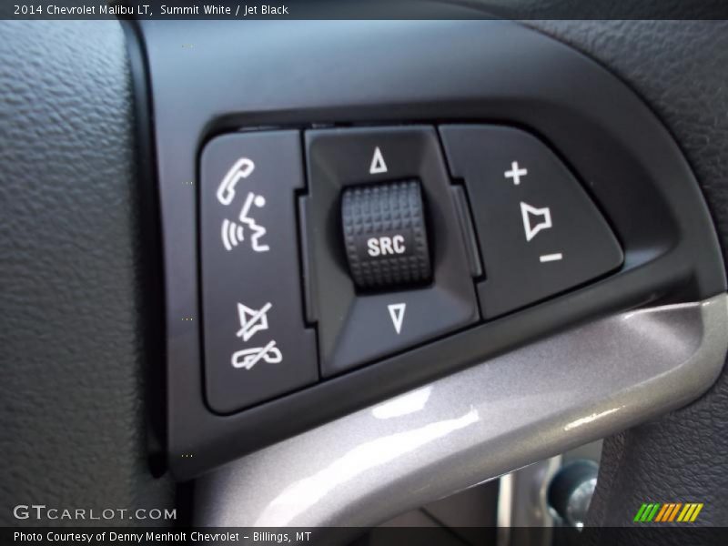 Summit White / Jet Black 2014 Chevrolet Malibu LT