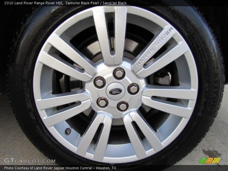 Santorini Black Pearl / Sand/Jet Black 2010 Land Rover Range Rover HSE