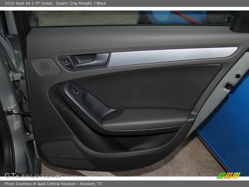 Quartz Gray Metallic / Black 2010 Audi A4 2.0T Sedan