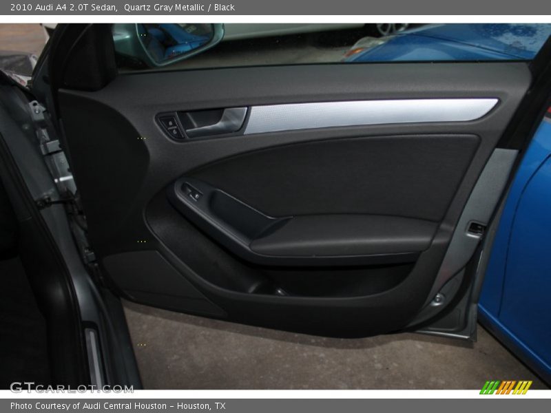 Quartz Gray Metallic / Black 2010 Audi A4 2.0T Sedan