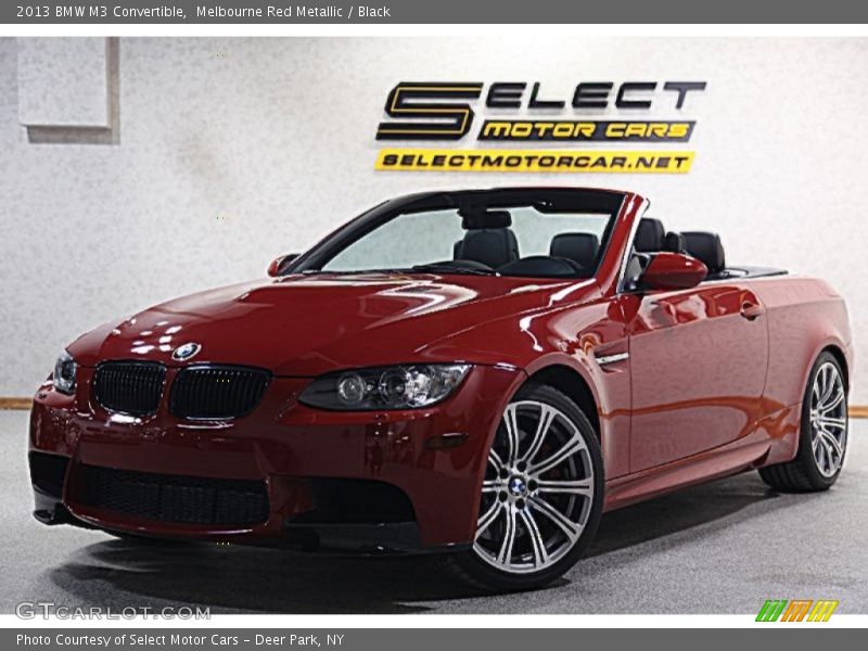 Melbourne Red Metallic / Black 2013 BMW M3 Convertible