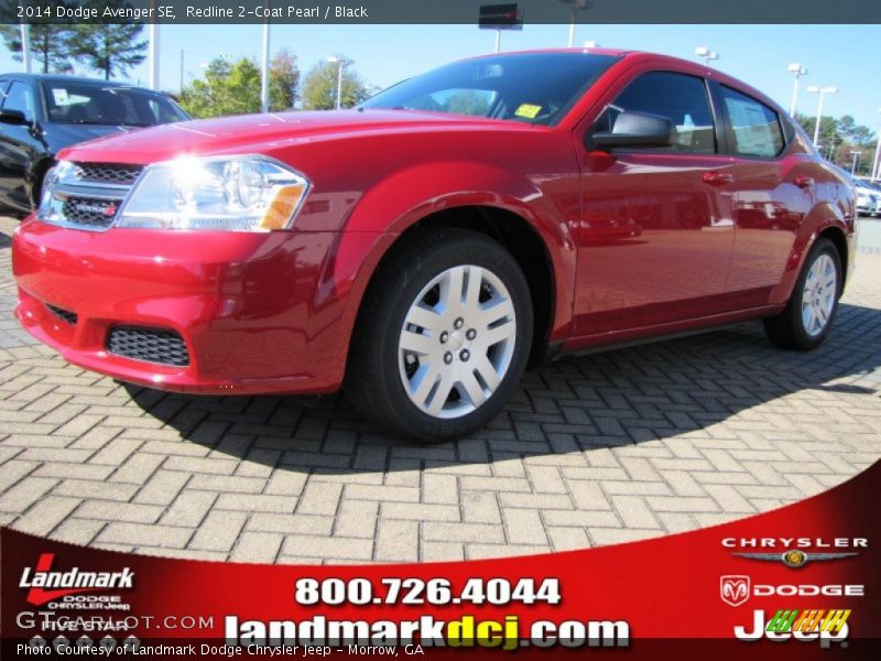 Redline 2-Coat Pearl / Black 2014 Dodge Avenger SE