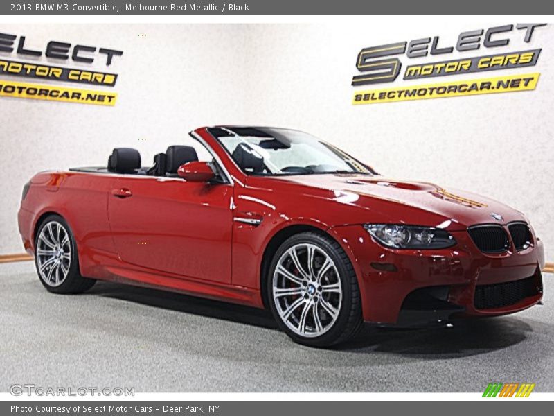 Melbourne Red Metallic / Black 2013 BMW M3 Convertible