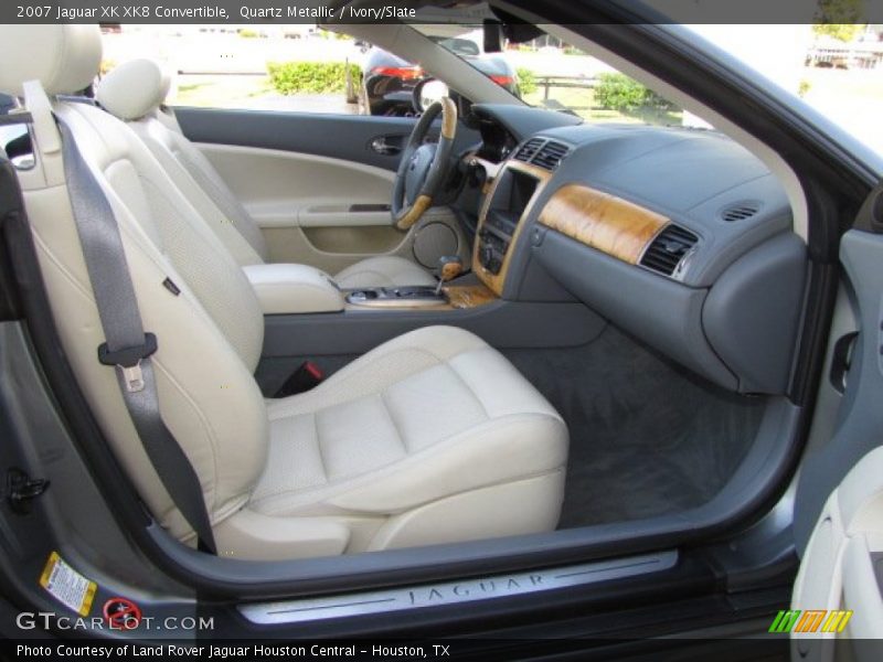 Quartz Metallic / Ivory/Slate 2007 Jaguar XK XK8 Convertible