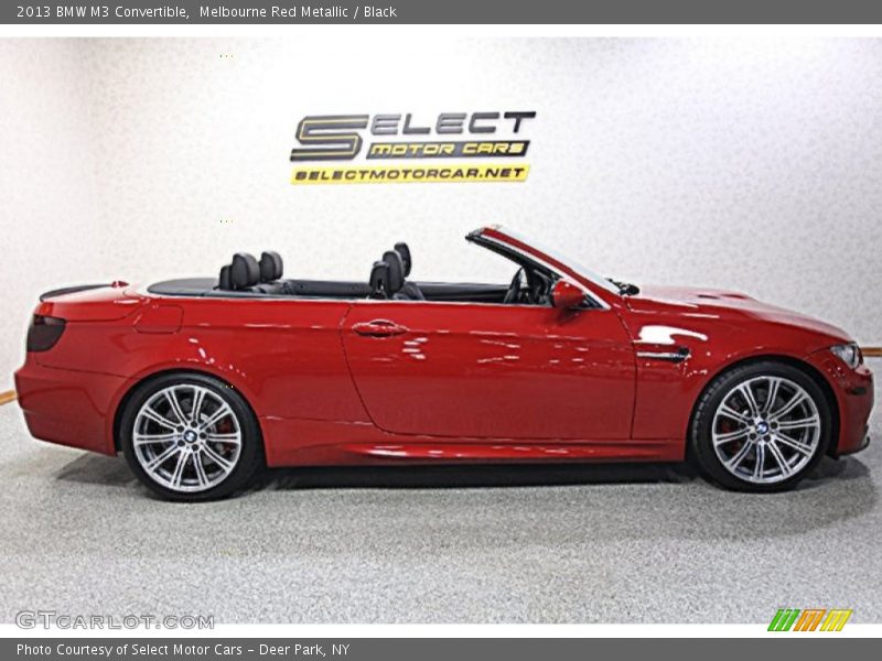 Melbourne Red Metallic / Black 2013 BMW M3 Convertible